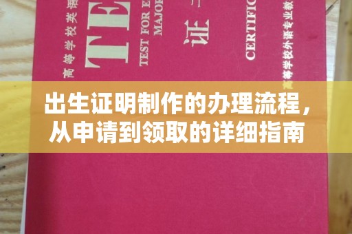 盐山出生证明制作的办理流程，从申请到领取的详细指南