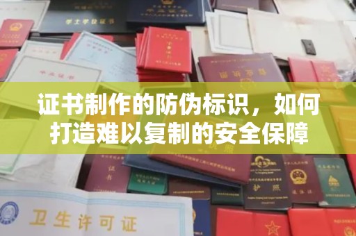 盐山证书制作的防伪标识，如何打造难以复制的安全保障
