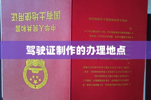 盐山驾驶证制作的办理地点