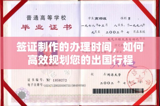 盐山签证制作的办理时间，如何高效规划您的出国行程