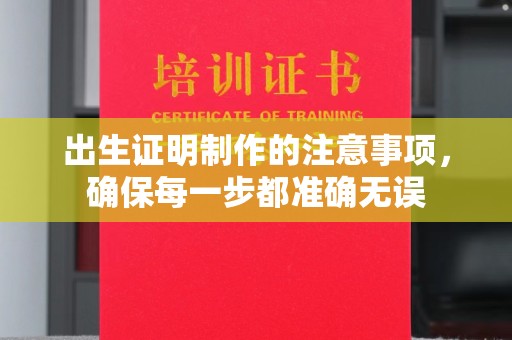 盐山出生证明制作的注意事项，确保每一步都准确无误