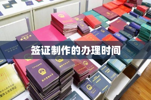 盐山签证制作的办理时间